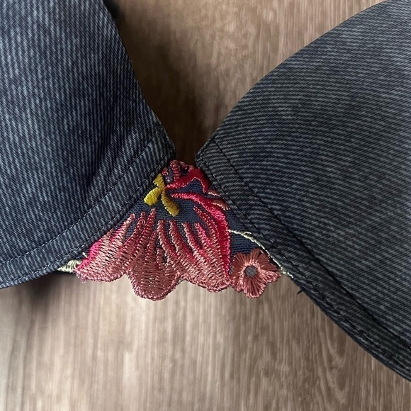 Victorias Secret,34B,Gorgeous Appliqué Wear Everywhere Push-Up Bra,Adjustable - Picture 6 of 11